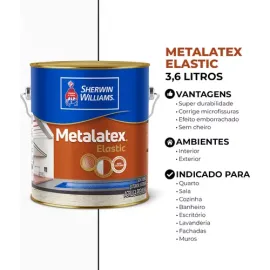 Tinta Acrlica Metalatex Elastic 3,6 Litros